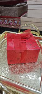 Paper Premium Looking Handmade Gift Box - 8 X 6 Inch - Light Pink