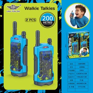 200 Meter Range Walkie Talkie for Kids