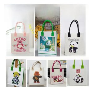 Big Size Woolen Gift Bag Soft And Mix Design