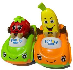 Fruit Bumper Car - Banana Strawberry driving cars