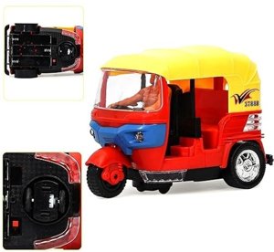 AutoRikshaw Toy For Kids Battery Operated with music and Light High Quality Material Made